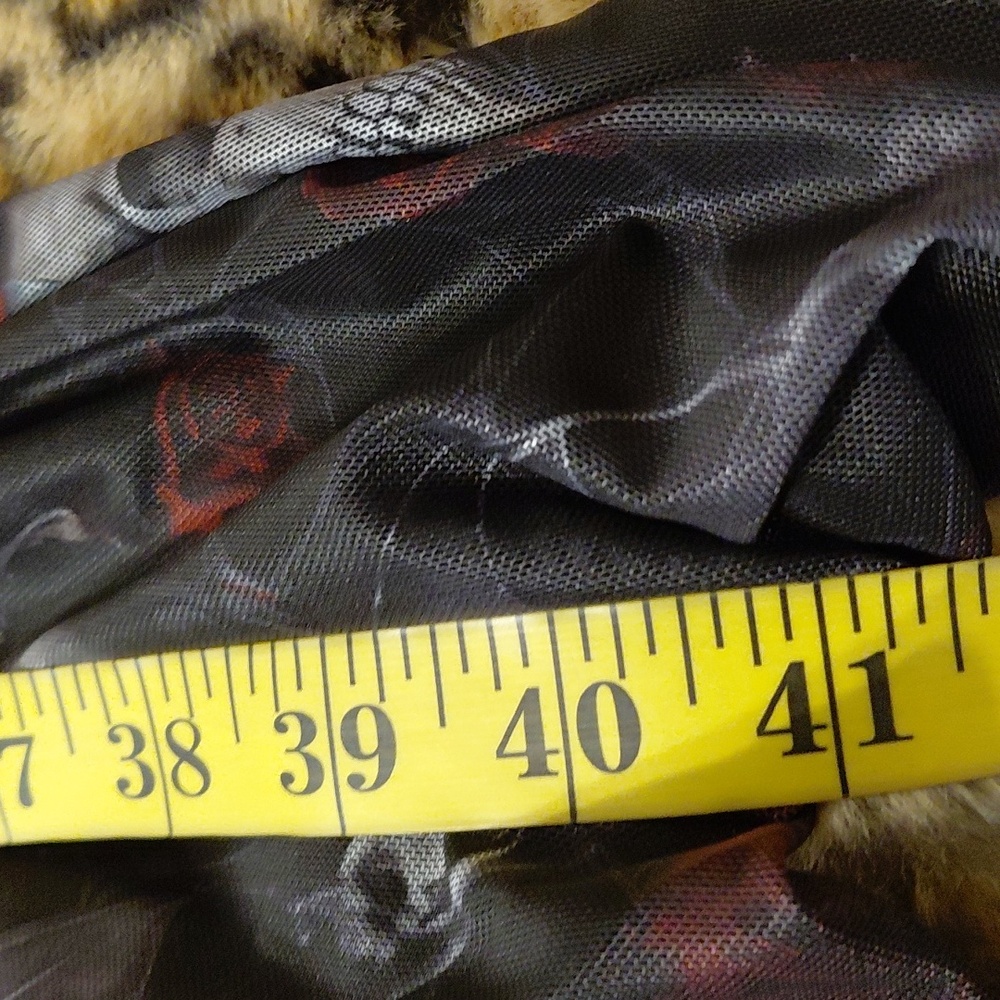 KILLSTAR 3XL KLEODORA MESH MAXI SKIRT BATS,SKULLS ROSES - Picture 9 of 9